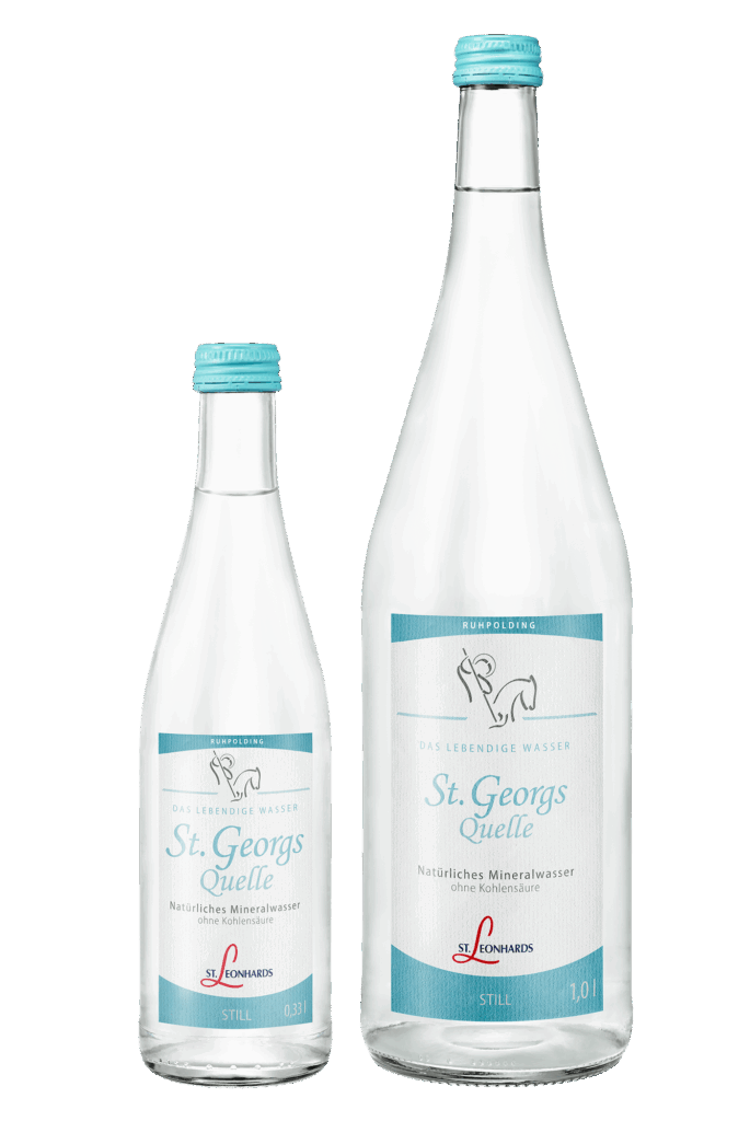 St. Georgsquelle still in 0,33 und 1,0 Liter